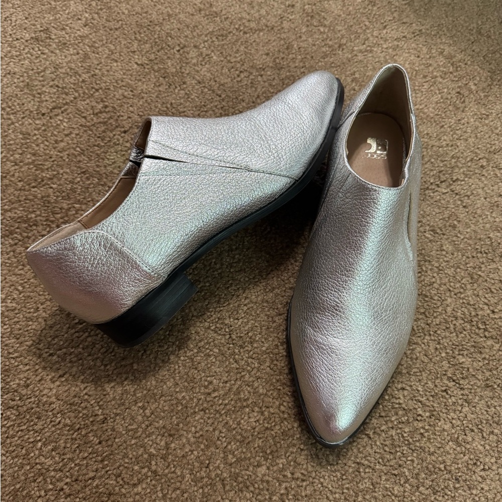 Joe's Jeans Silver Loafers